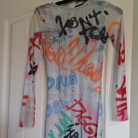 AKIRA Multicolor Graffiti Jumpsuit - Picture 2 of 2